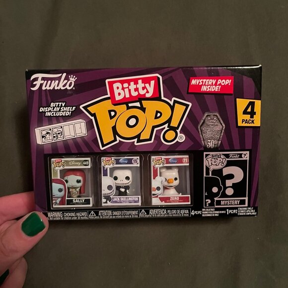 FUNKO POP! 4-Pack of Disney’s The Nightmare Before Christmas Mini Figures - Picture 1 of 6